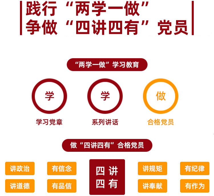 踐行'兩學(xué)一做'，爭做'四講四有'黨員