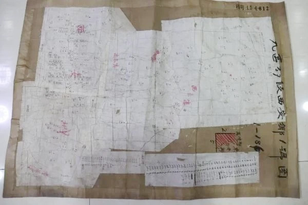 上世紀(jì)50年代初紹興手繪地籍圖 上世紀(jì)50年代初紹興手繪地籍圖